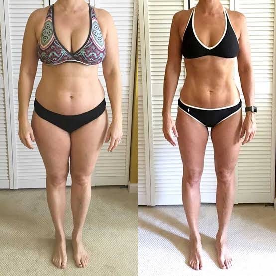 Body contouring transformation example